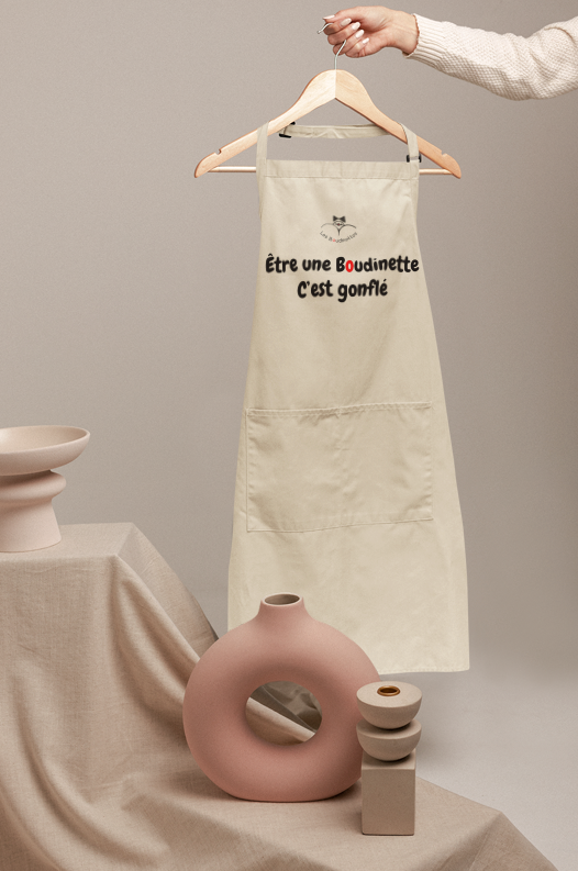 Tablier en Coton "Être une Boudinette c’est gonflé"
