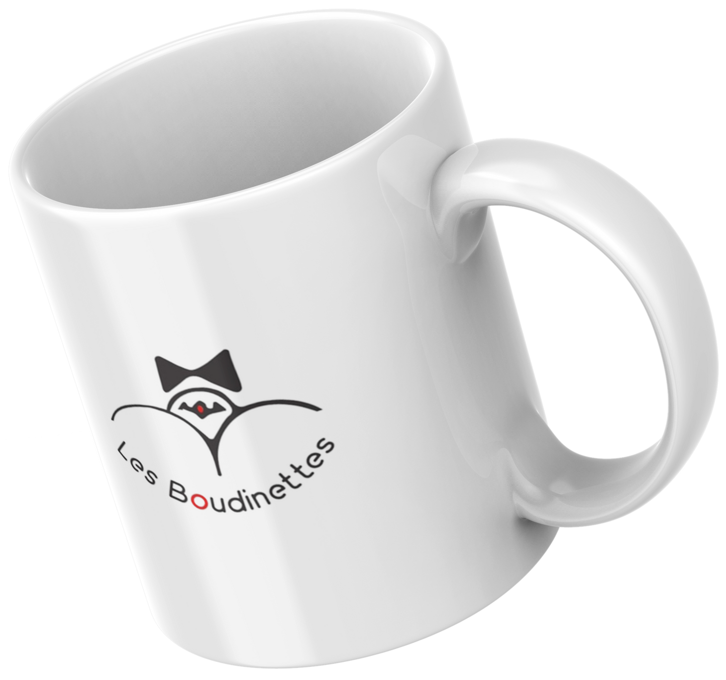 La tasse avec le logo "Les Boudinettes"