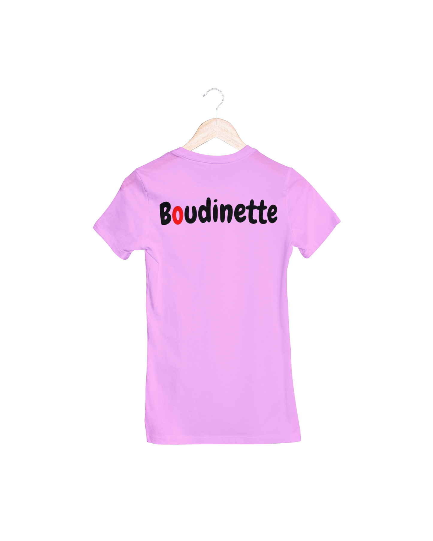 T-shirt Boudinette avec texte au dos