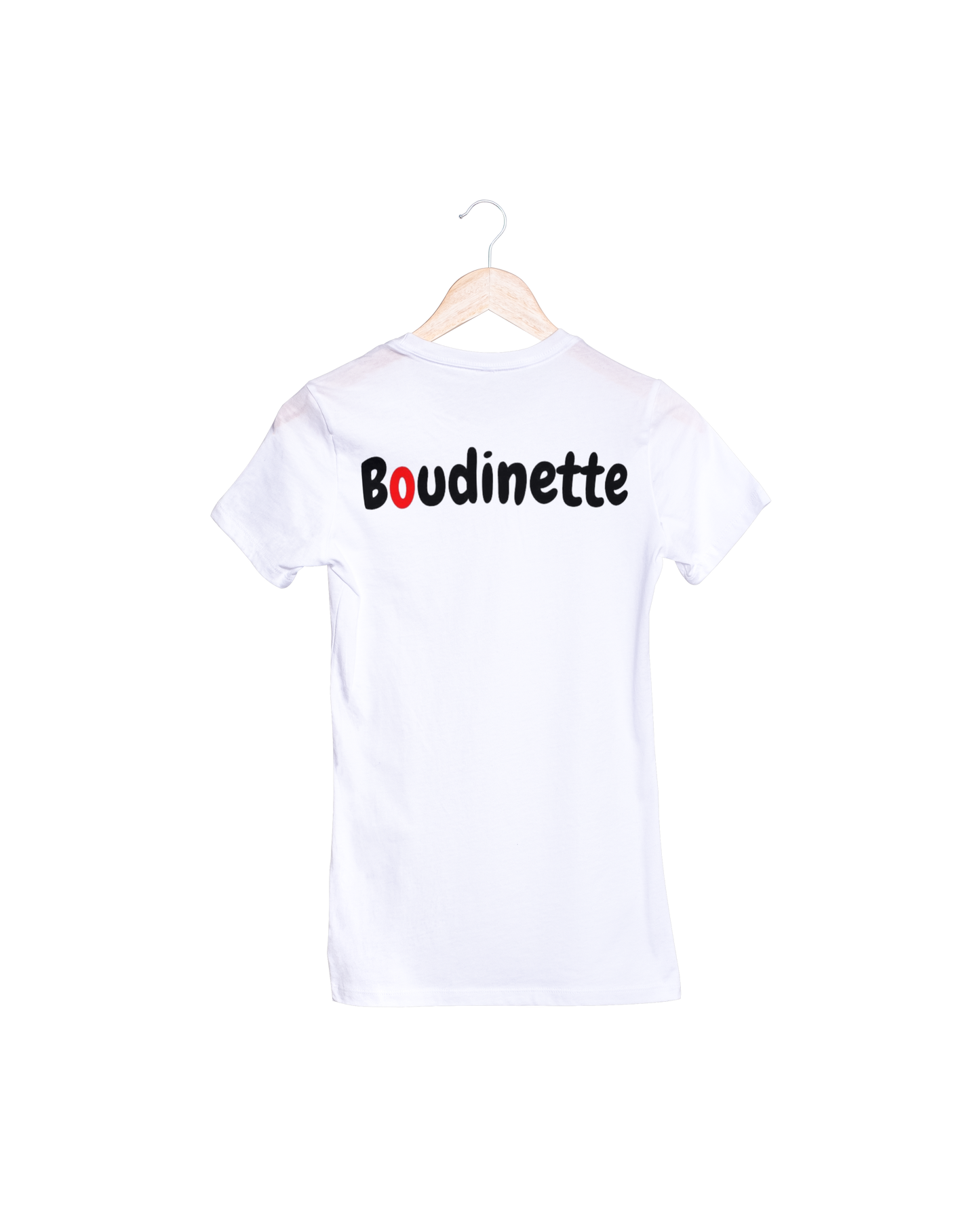 T-shirt Boudinette avec texte au dos