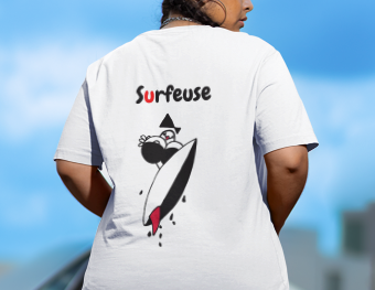 Robe "Surfeuse" avec le logo à l'avant | Les Boudinettes