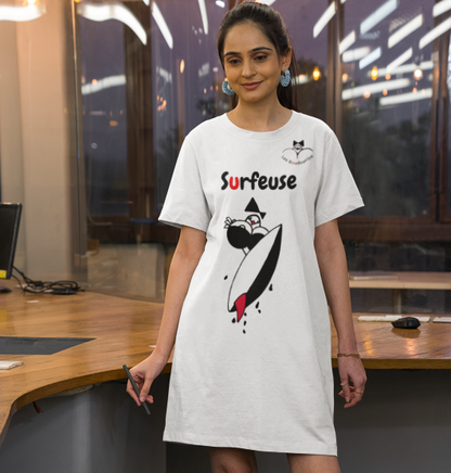 Robe "Surfeuse" avec le logo au dos | Les Boudinettes