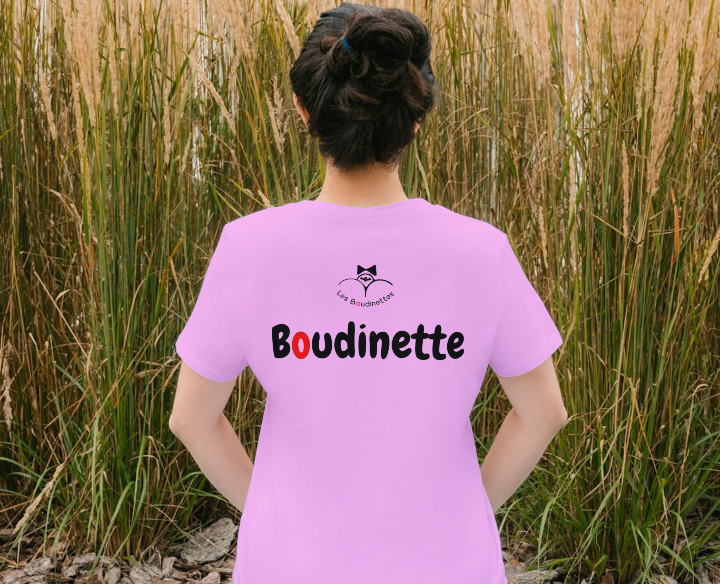 Robe 'Boudinette' avec le motif à l'avant et le texte au dos | Les Boudinettes