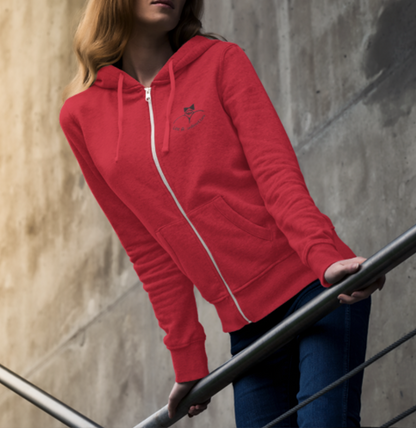 Sweat-shirt avec logo à l'avant, et inscription "Être une Boudinette c’est gonflé" à l'arrière