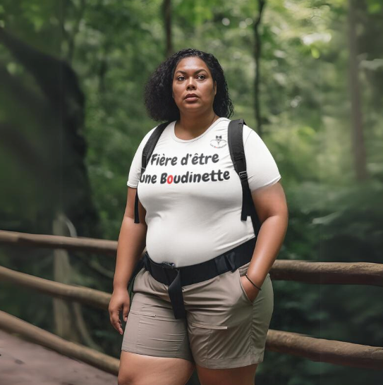 T-shirt "Fière d'être une Boudinette"