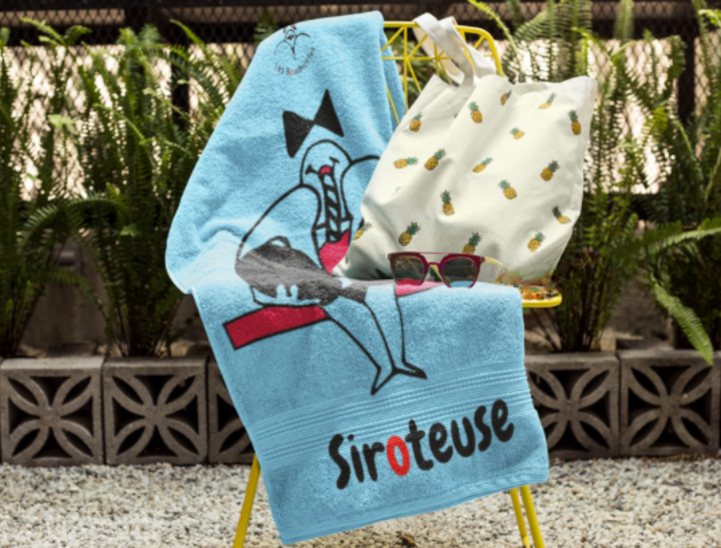 Serviette "Siroteuse"