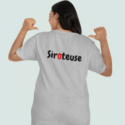 Robe "Siroteuse" avec le dessin à l'avant et le texte à l'arrière | Les Boudinettes