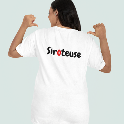 Robe "Siroteuse" avec le dessin à l'avant et le texte à l'arrière | Les Boudinettes