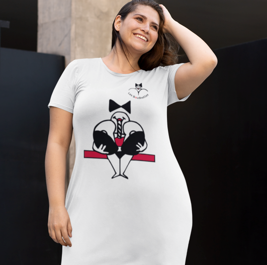 Robe "Siroteuse" avec le dessin à l'avant et le texte à l'arrière | Les Boudinettes