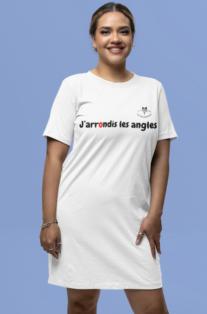 Robe "J'arrondis les angles" avec le logo au dos | Les Boudinettes