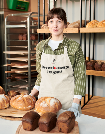 Tablier en Coton "Être une Boudinette c’est gonflé"