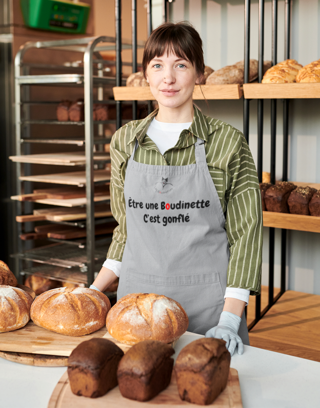 Tablier en Coton "Être une Boudinette c’est gonflé"