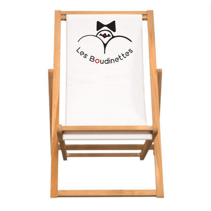 Chaise Longue avec Logo Les Boudinettes