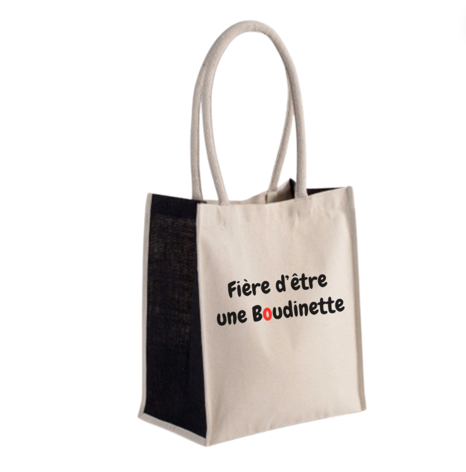 Tote Bag "Fière d'être une Boudinette"