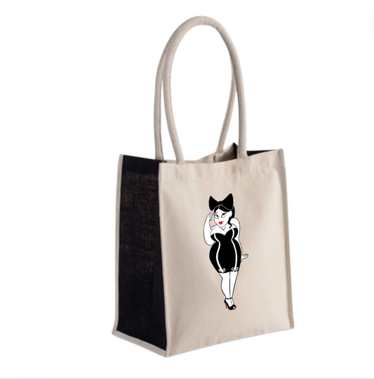 Tote Bag avec le Logo et le Dessin "Boudinette"