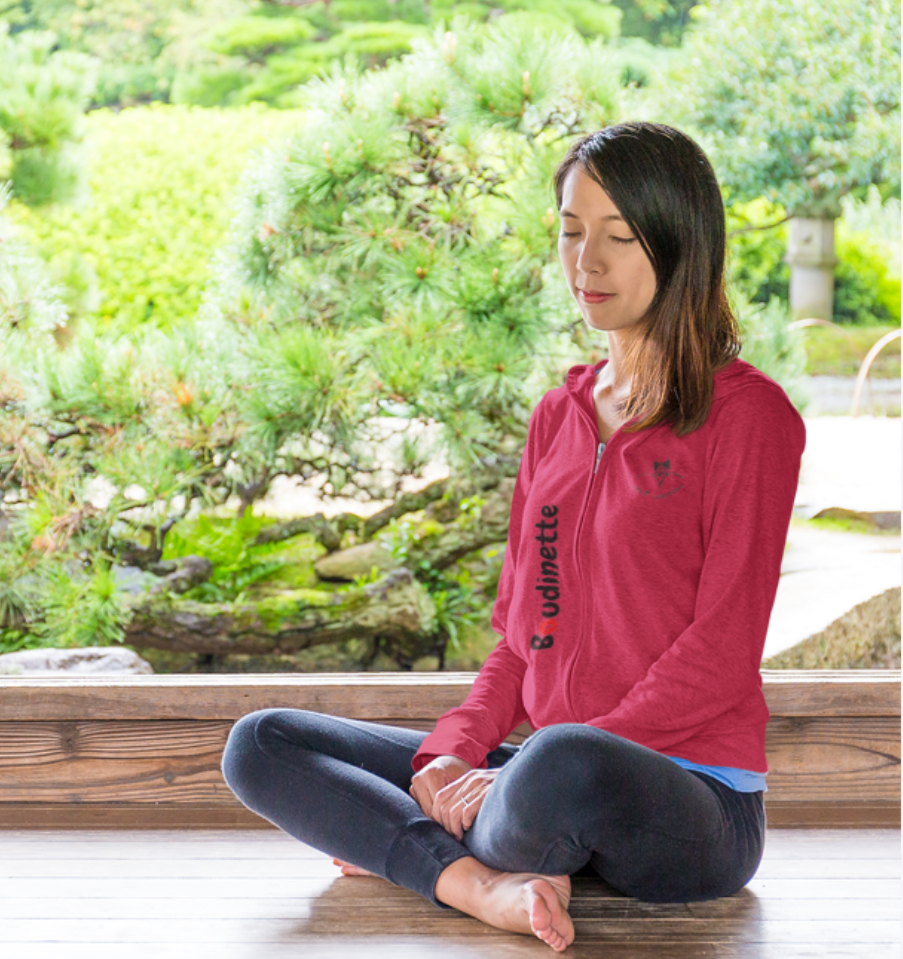 Sweat-shirt avec logo et texte à l'avant, et dessin "Nageuse" à l'arrière