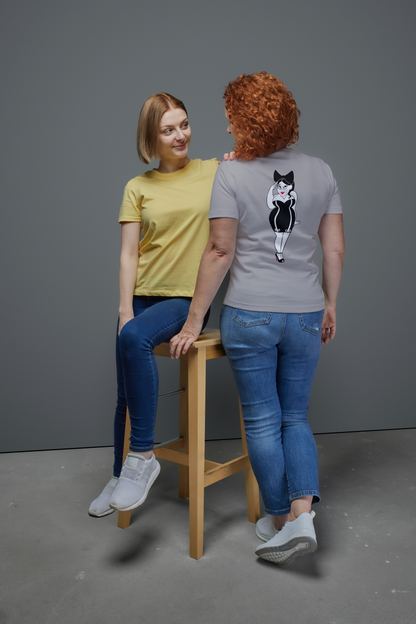 T-shirt "Être une Boudinette c’est gonflé" avec le dessin au dos