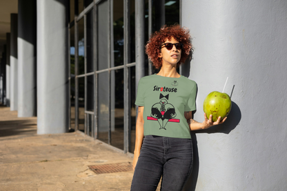 T-shirt Siroteuse avec Logo à l'Arrière