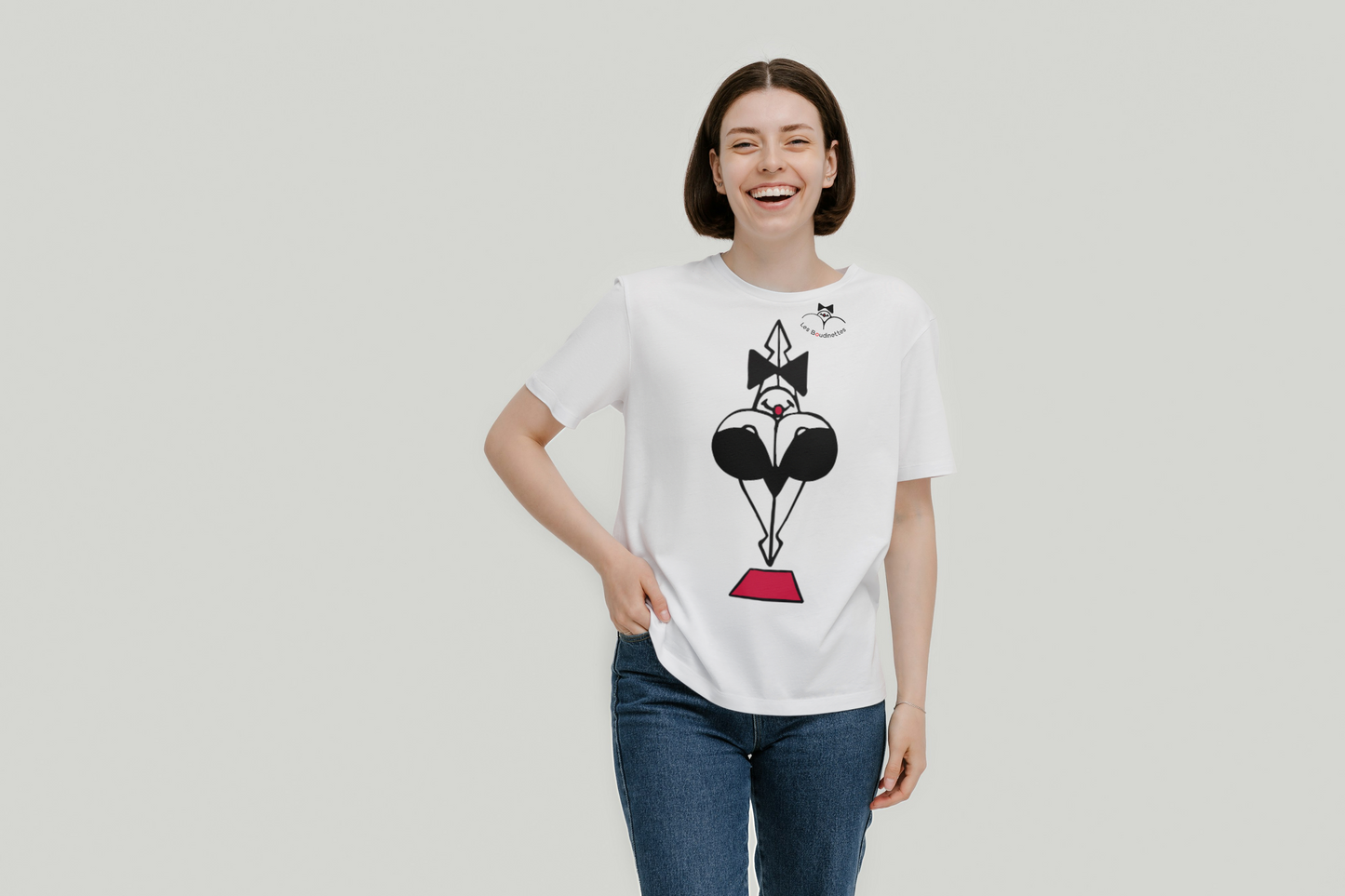 T-shirt Plongeuse avec texte au dos