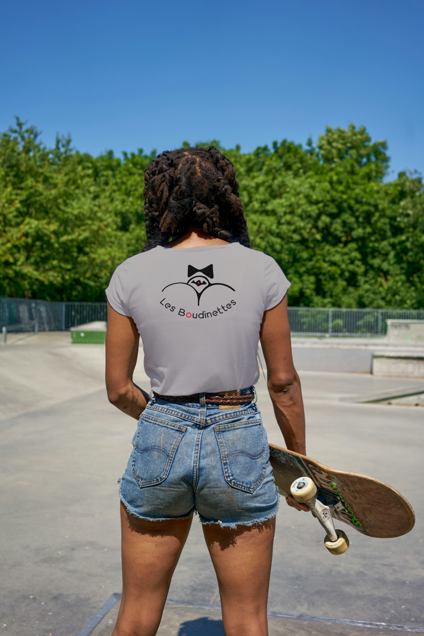 T-shirt Rolleuse avec Logo à l'Arrière