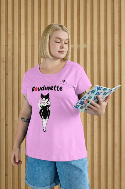 T-shirt Boudinette avec Logo à l'Arrière