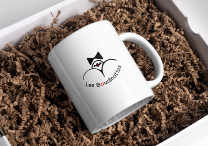 La tasse avec le logo "Les Boudinettes"