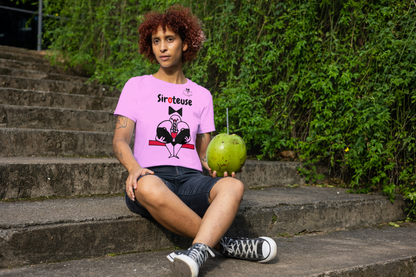 T-shirt Siroteuse avec Logo à l'Arrière