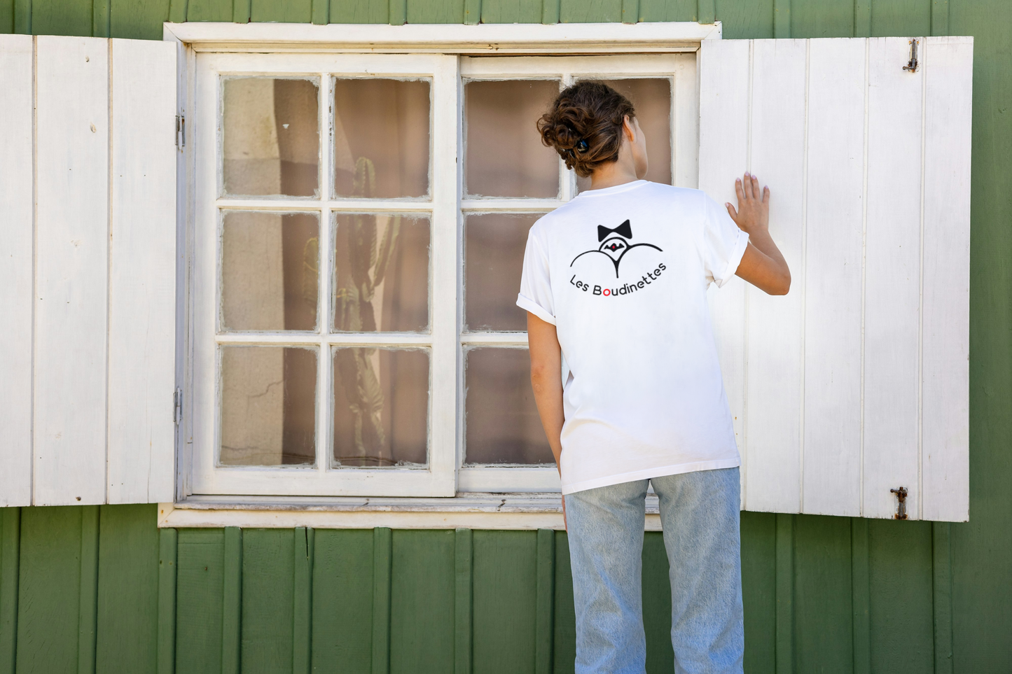 T-shirt Bronzeuse avec Logo à l'Arrière