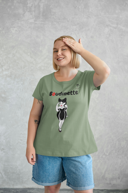 T-shirt Boudinette avec Logo à l'Arrière