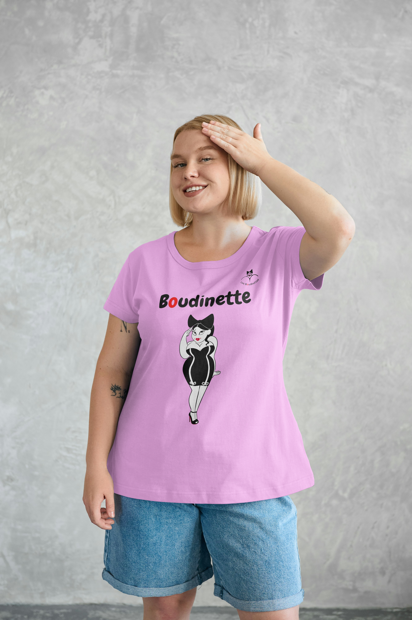 T-shirt Boudinette avec Logo à l'Arrière